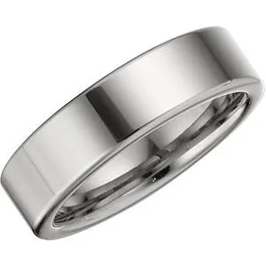 Tungsten 6 mm Flat Band Size 8