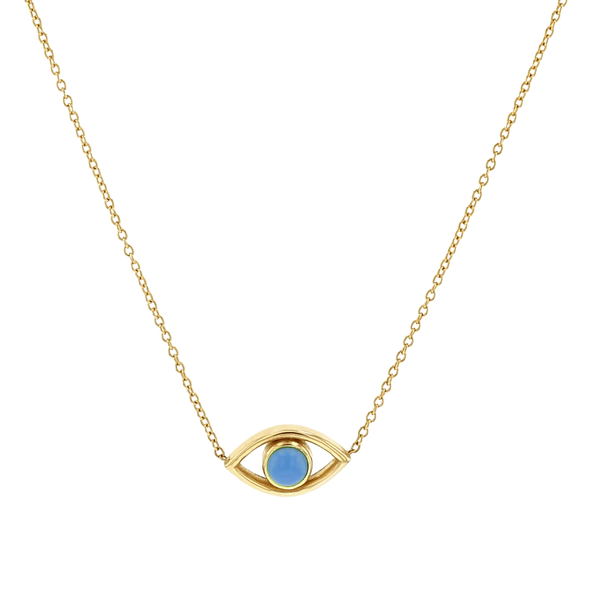 Turquoise Evil Eye Necklace