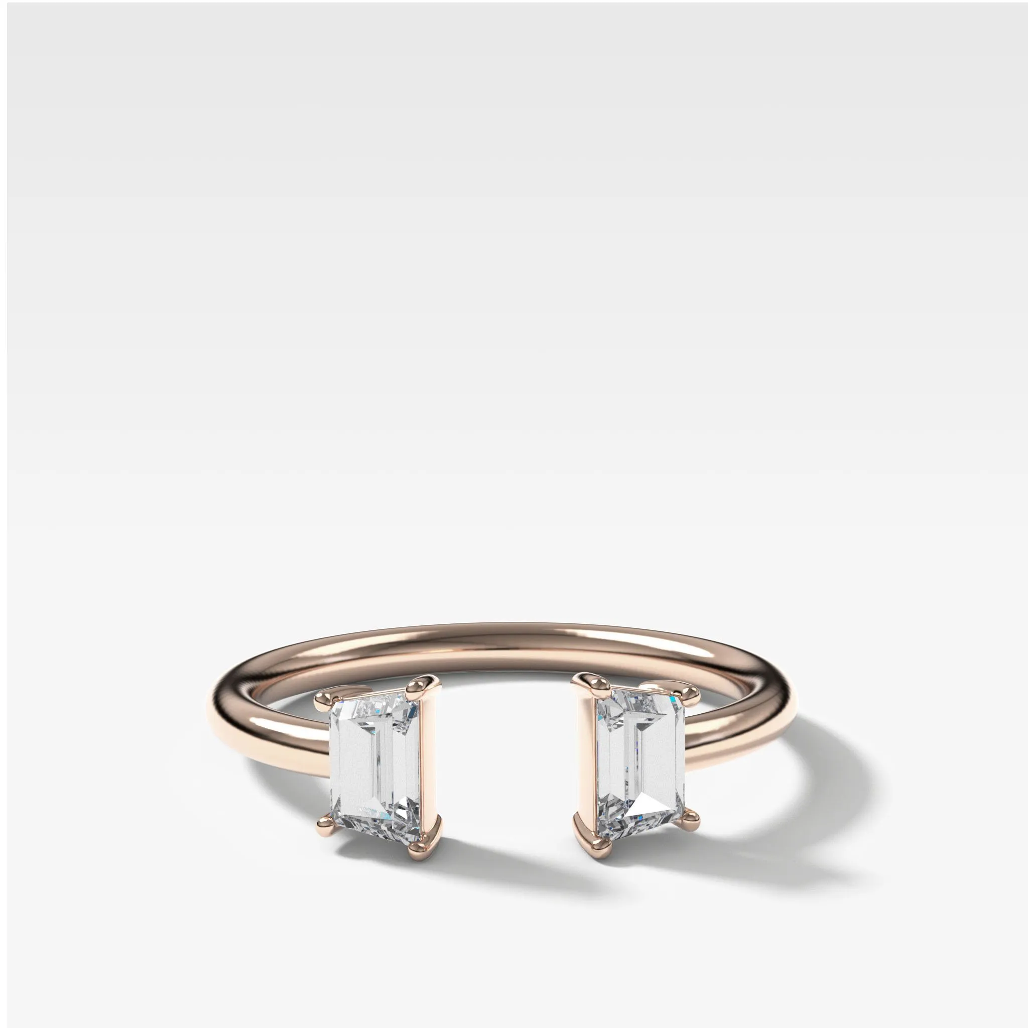 Twin Traps Diamond Finger Cuff
