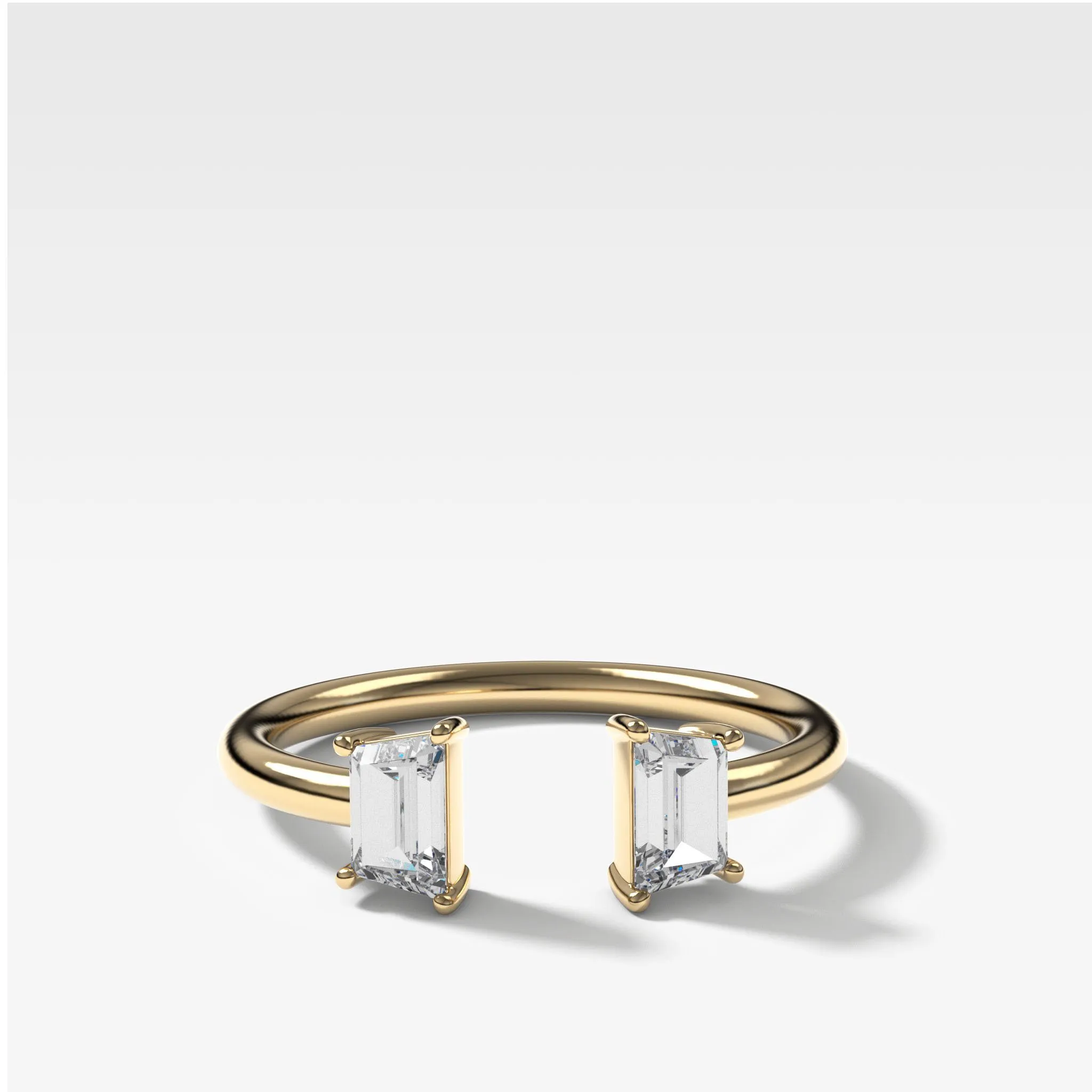 Twin Traps Diamond Finger Cuff