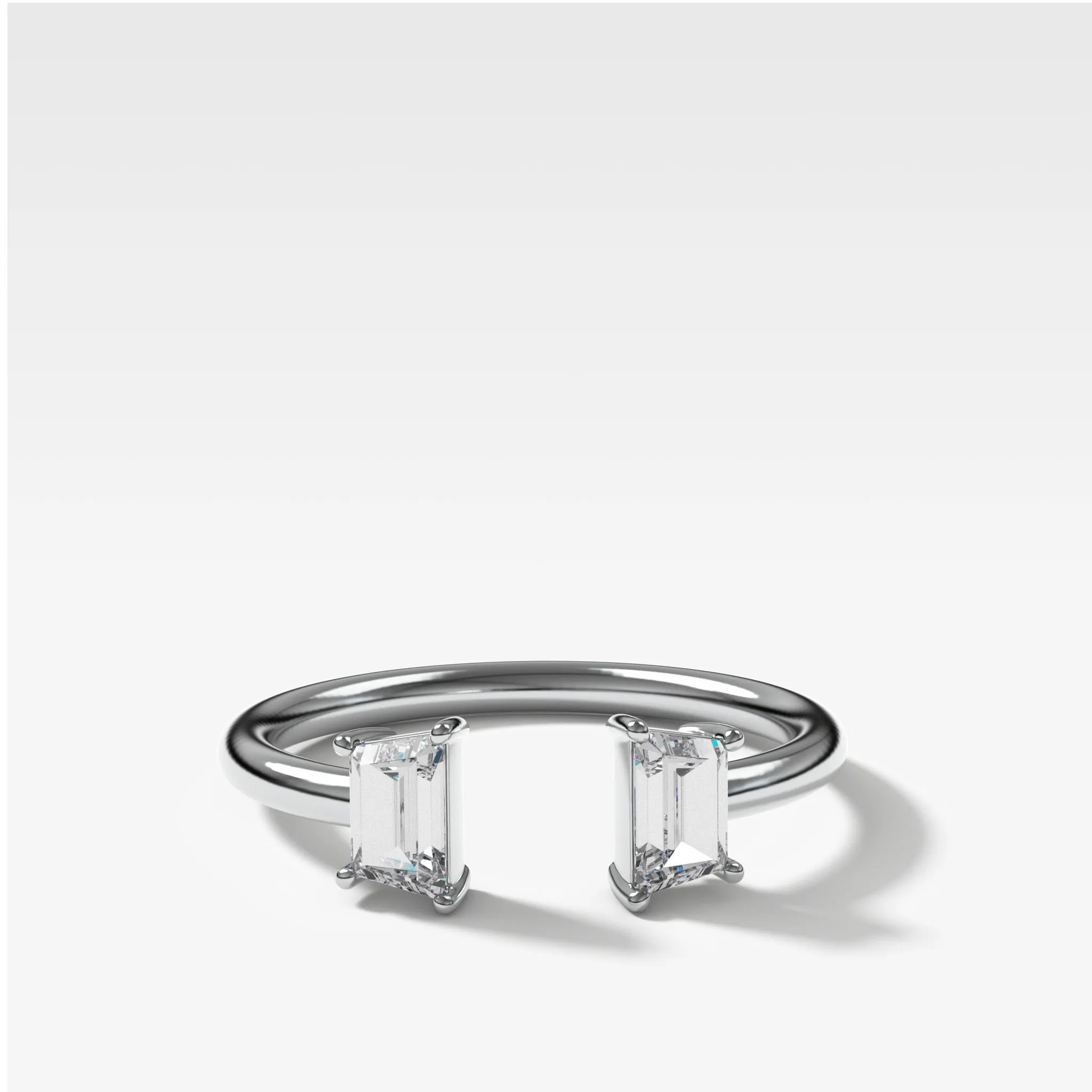 Twin Traps Diamond Finger Cuff