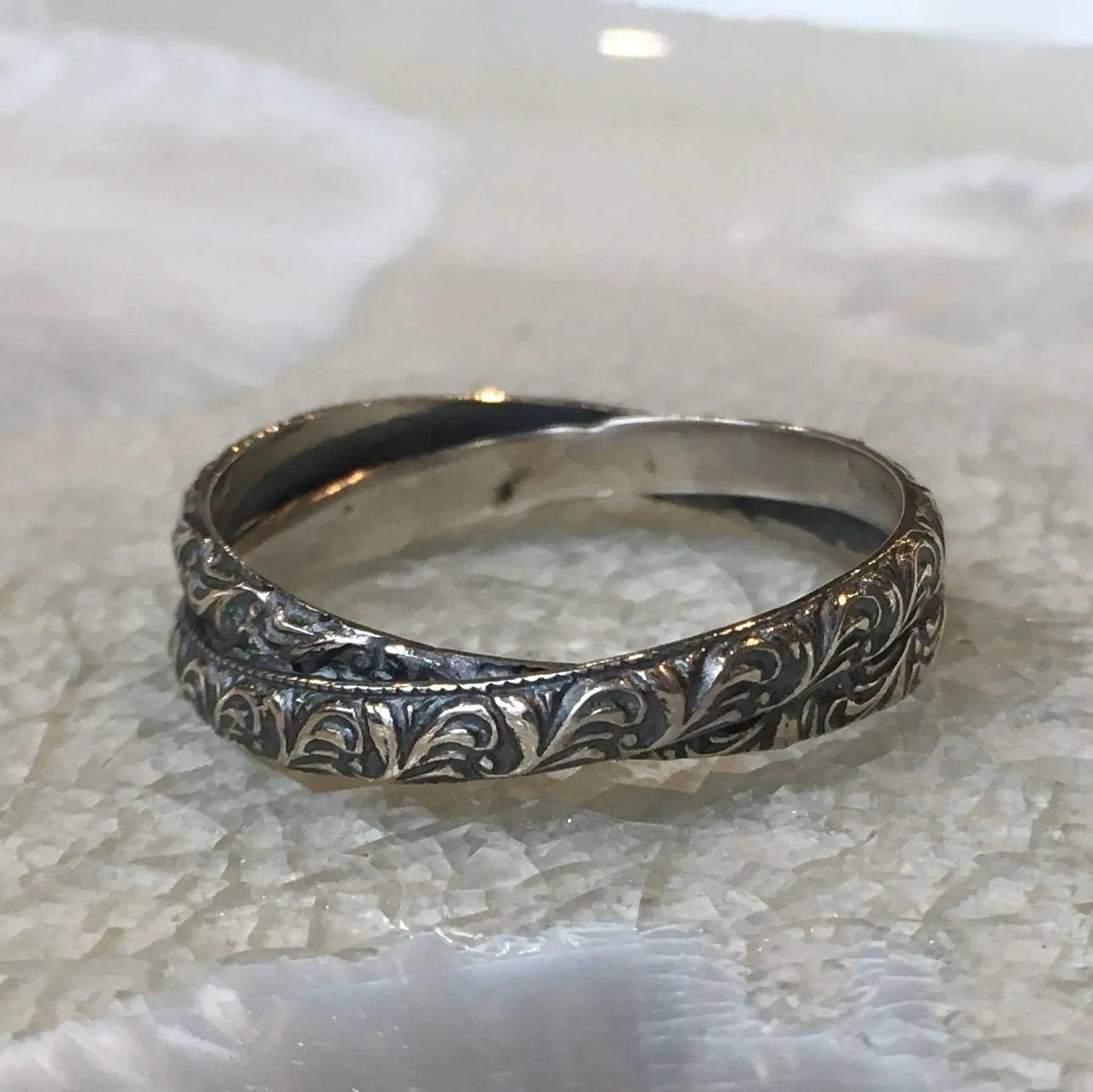 Twisted Stacking Skinny Ring - By Your Side.