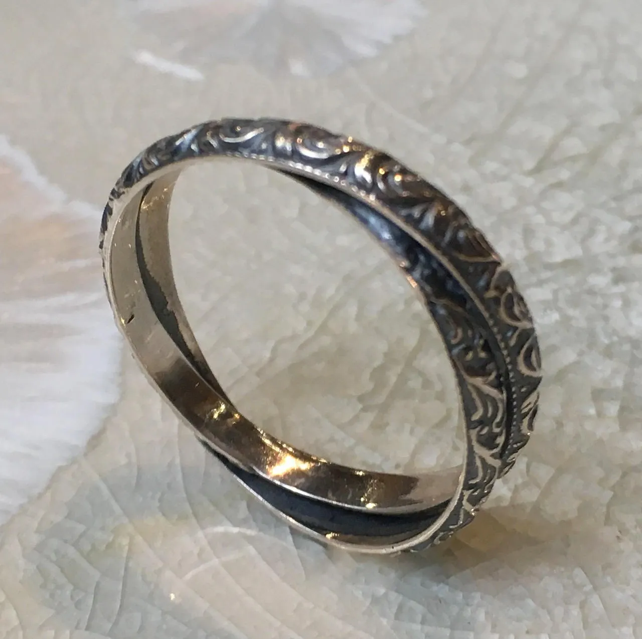 Twisted Stacking Skinny Ring - By Your Side.