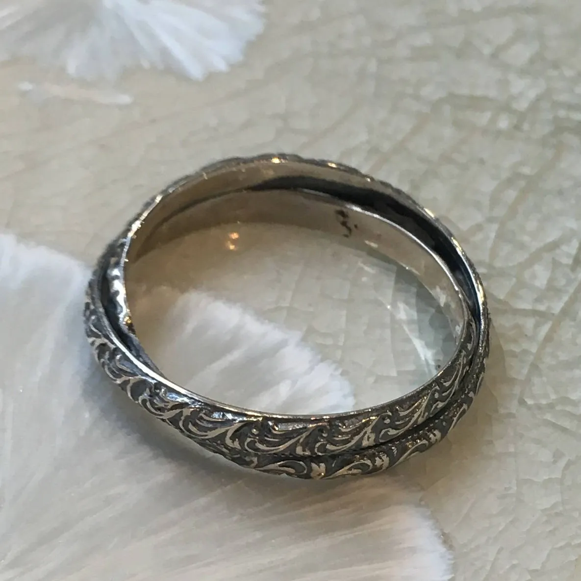 Twisted Stacking Skinny Ring - By Your Side.