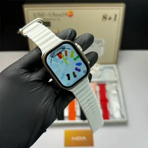 Use Ultra I9 8 1 Smart Watch with Earpads