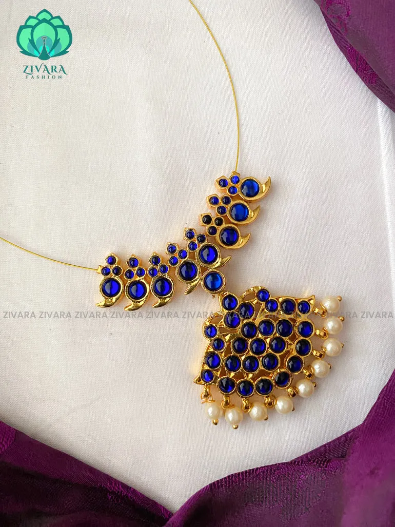 Uthara - invisble kemp neckwear  jewellery series- latest kempjewellery - Zivara Fashion