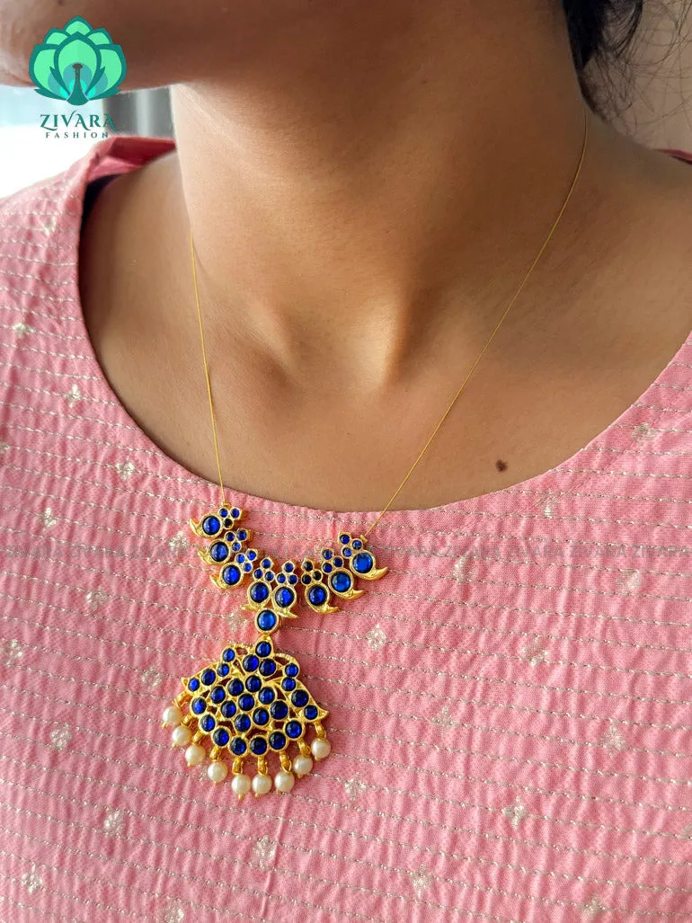 Uthara - invisble kemp neckwear  jewellery series- latest kempjewellery - Zivara Fashion