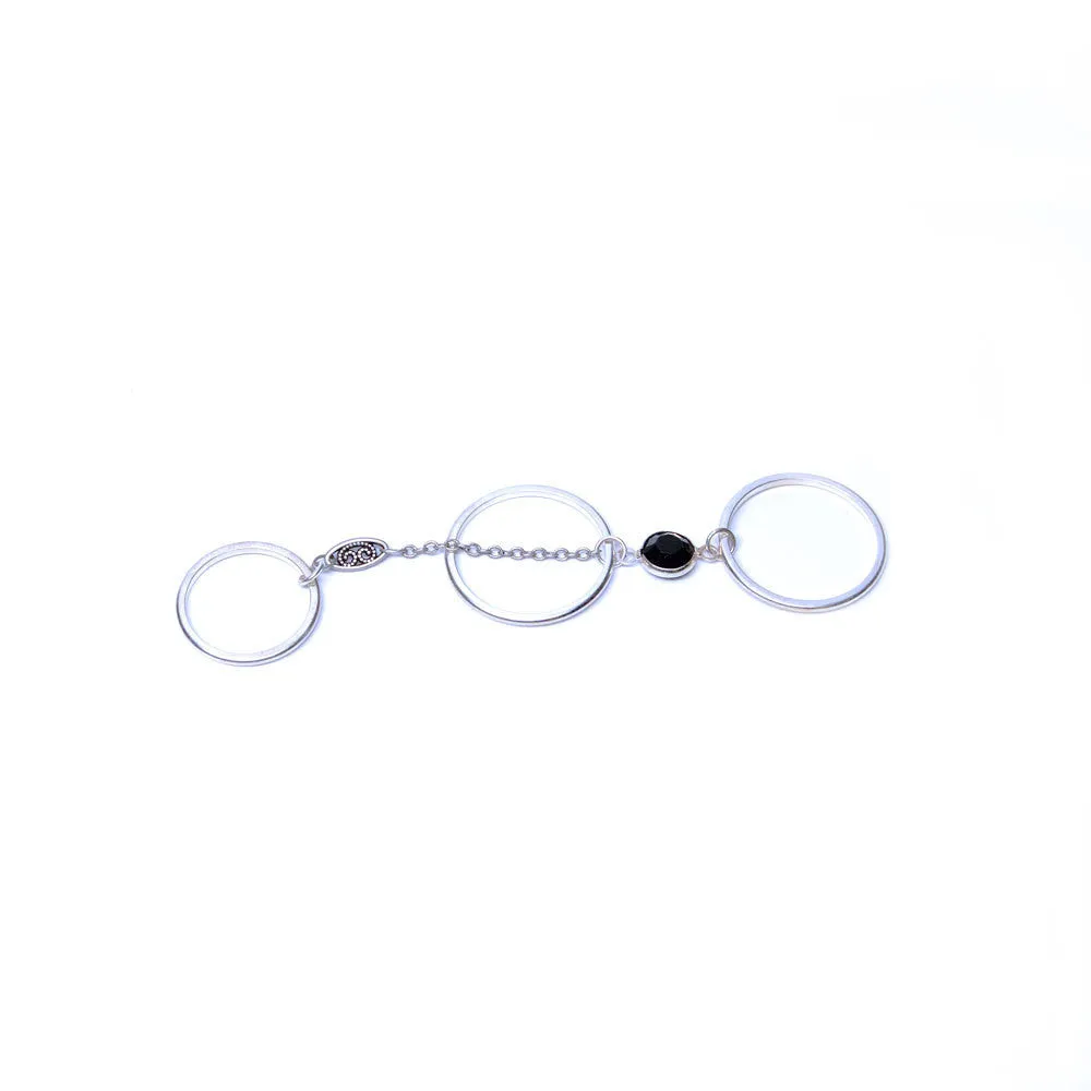 Vanessa Mooney The Myths Silver Triple Ring