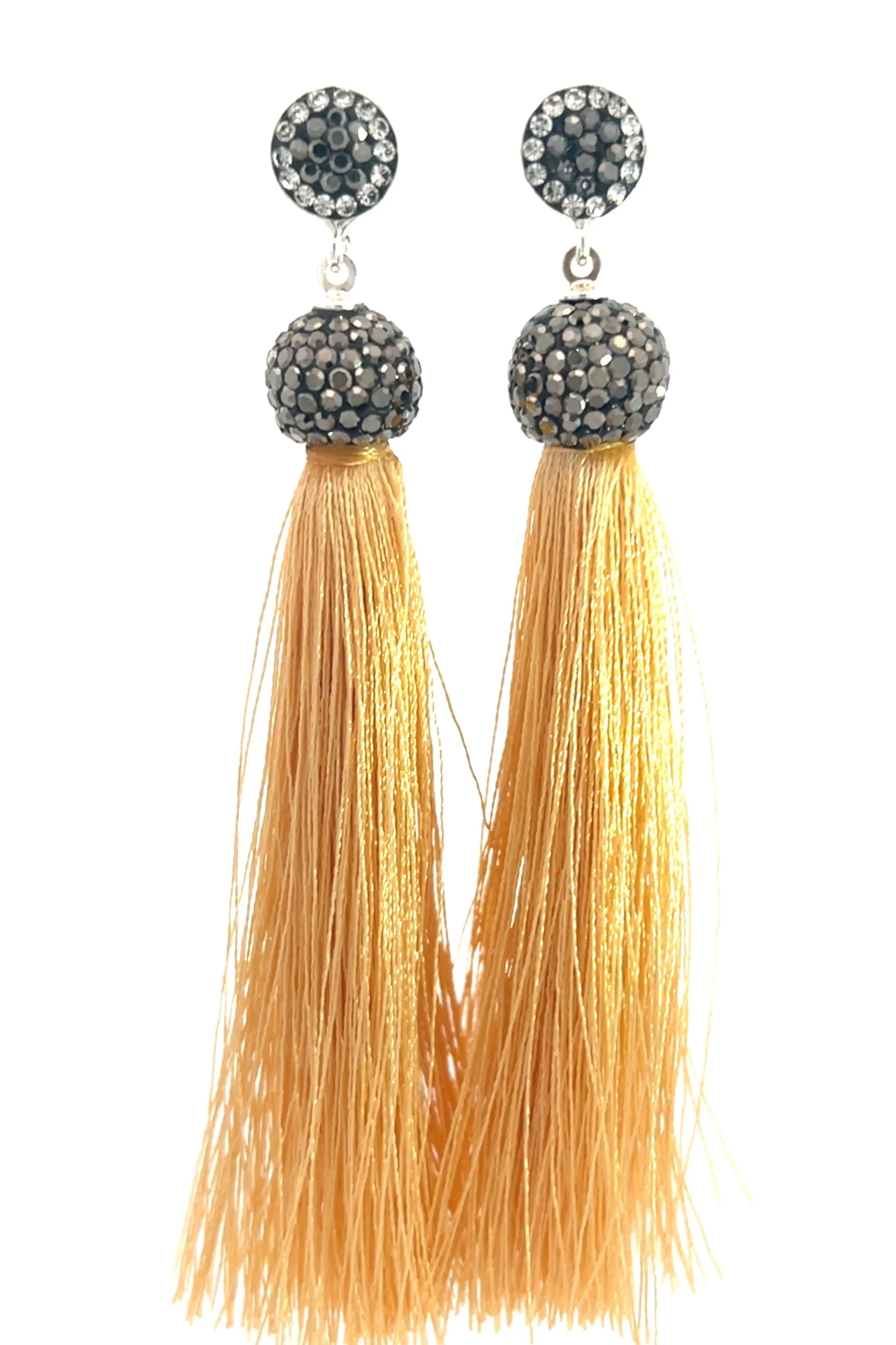 Vibrant 925 Sterling Silver Tassel Earring