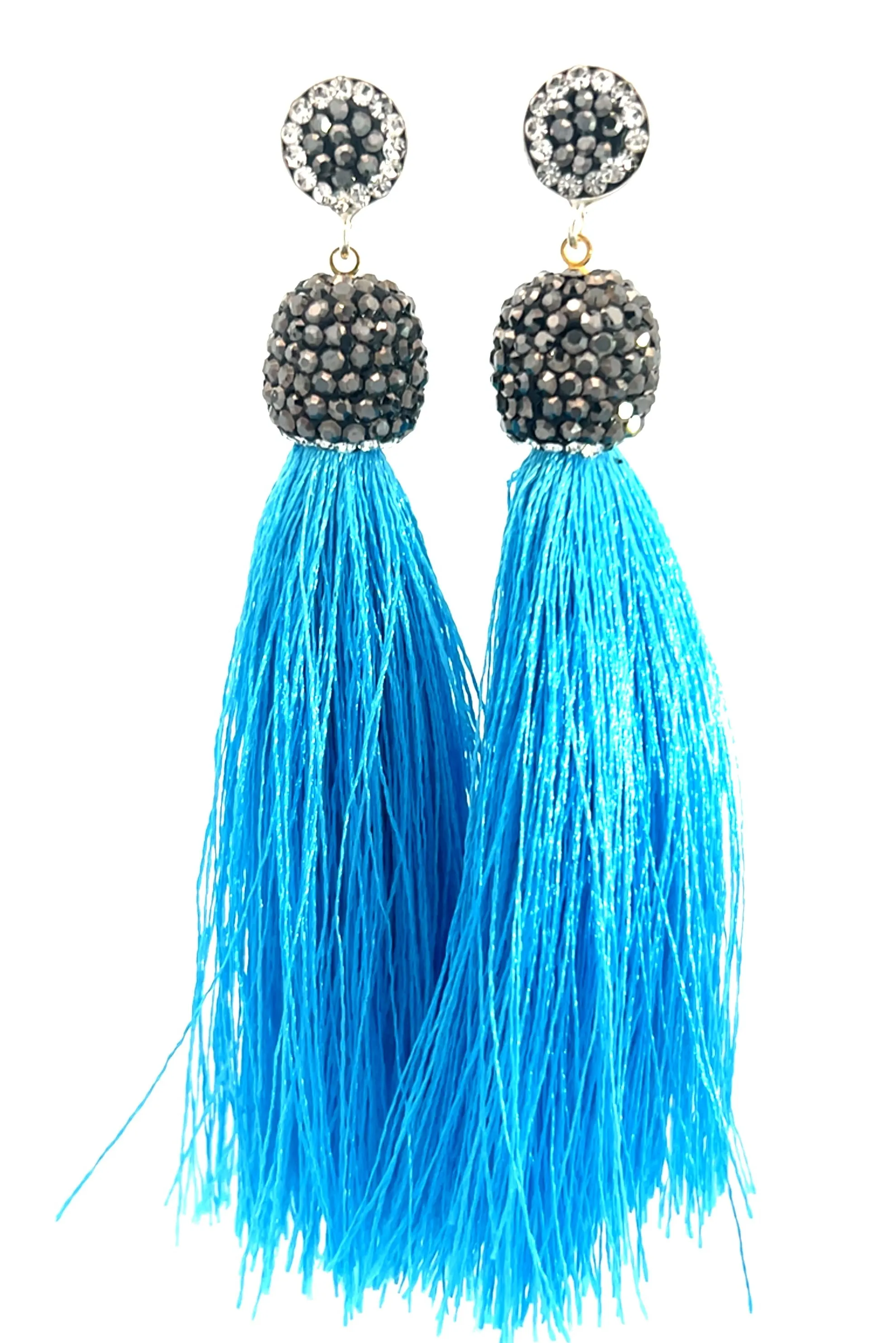 Vibrant 925 Sterling Silver Tassel Earring