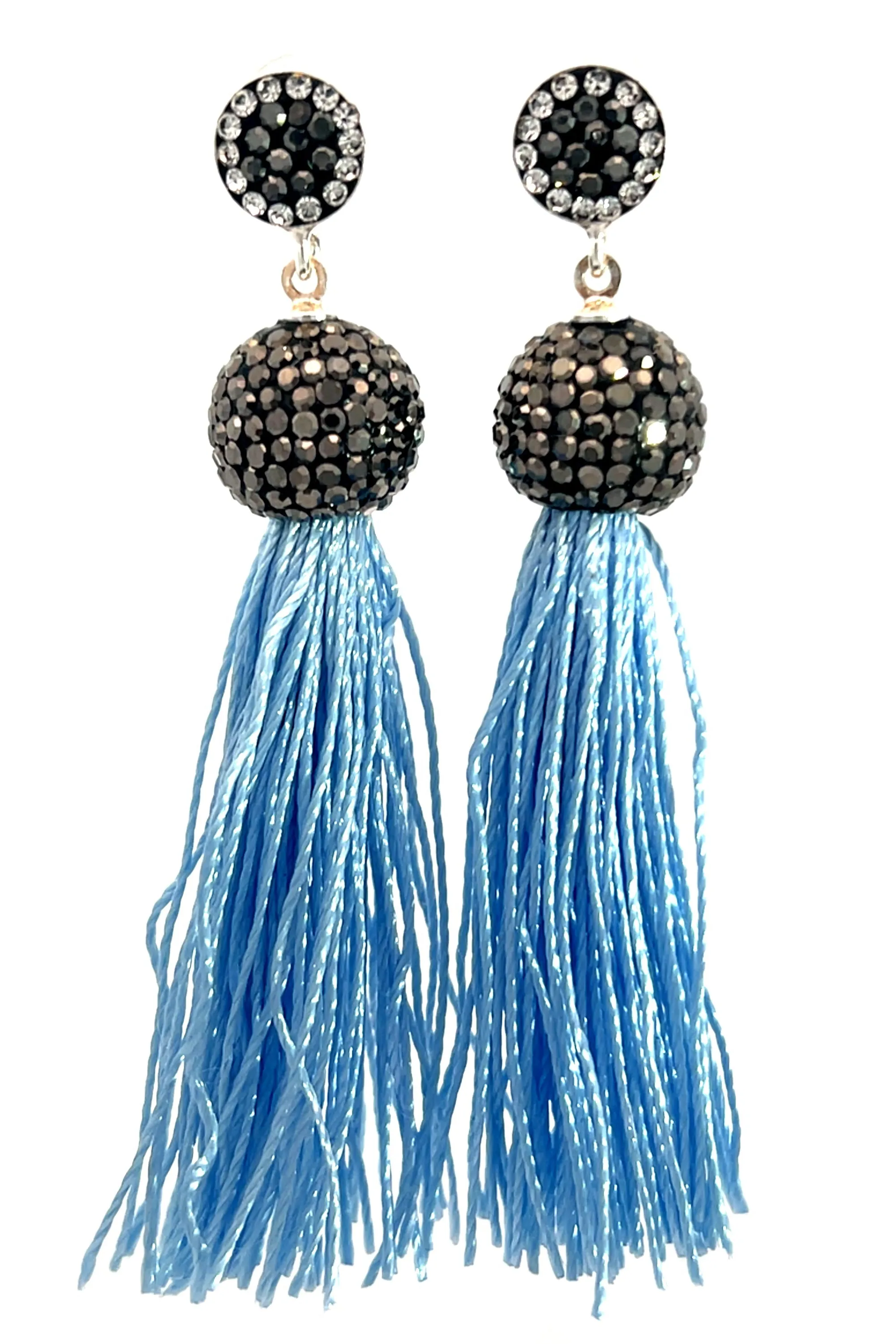 Vibrant 925 Sterling Silver Tassel Earring