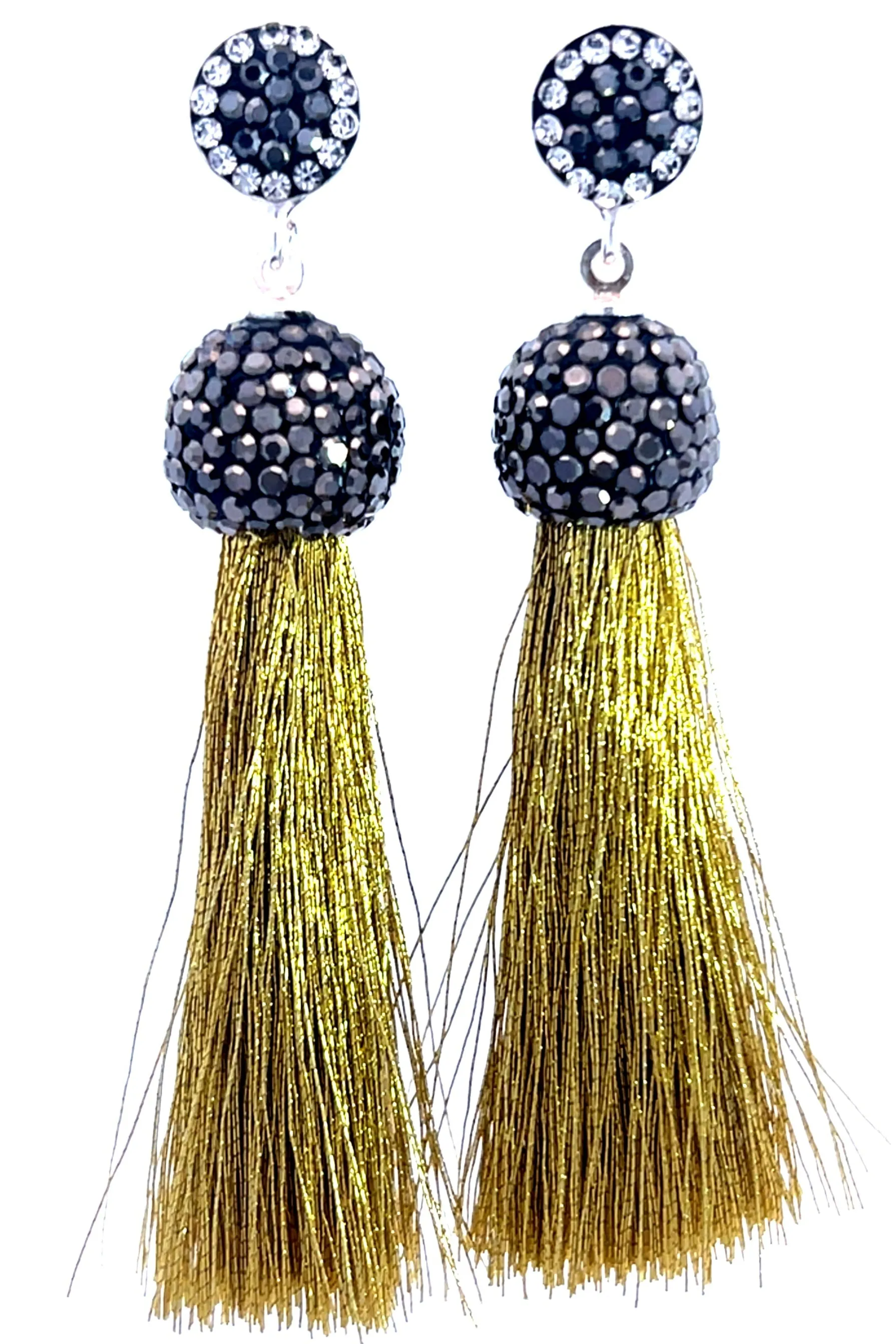 Vibrant 925 Sterling Silver Tassel Earring