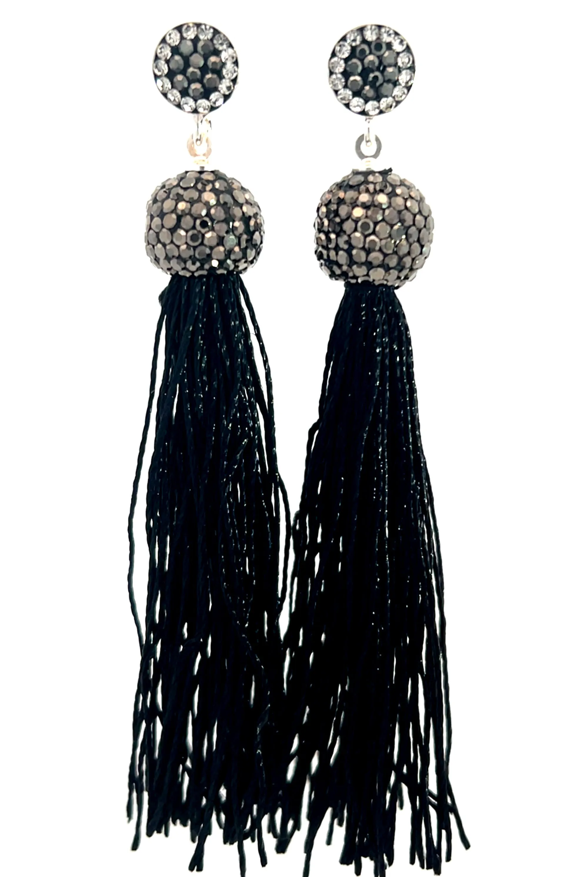 Vibrant 925 Sterling Silver Tassel Earring
