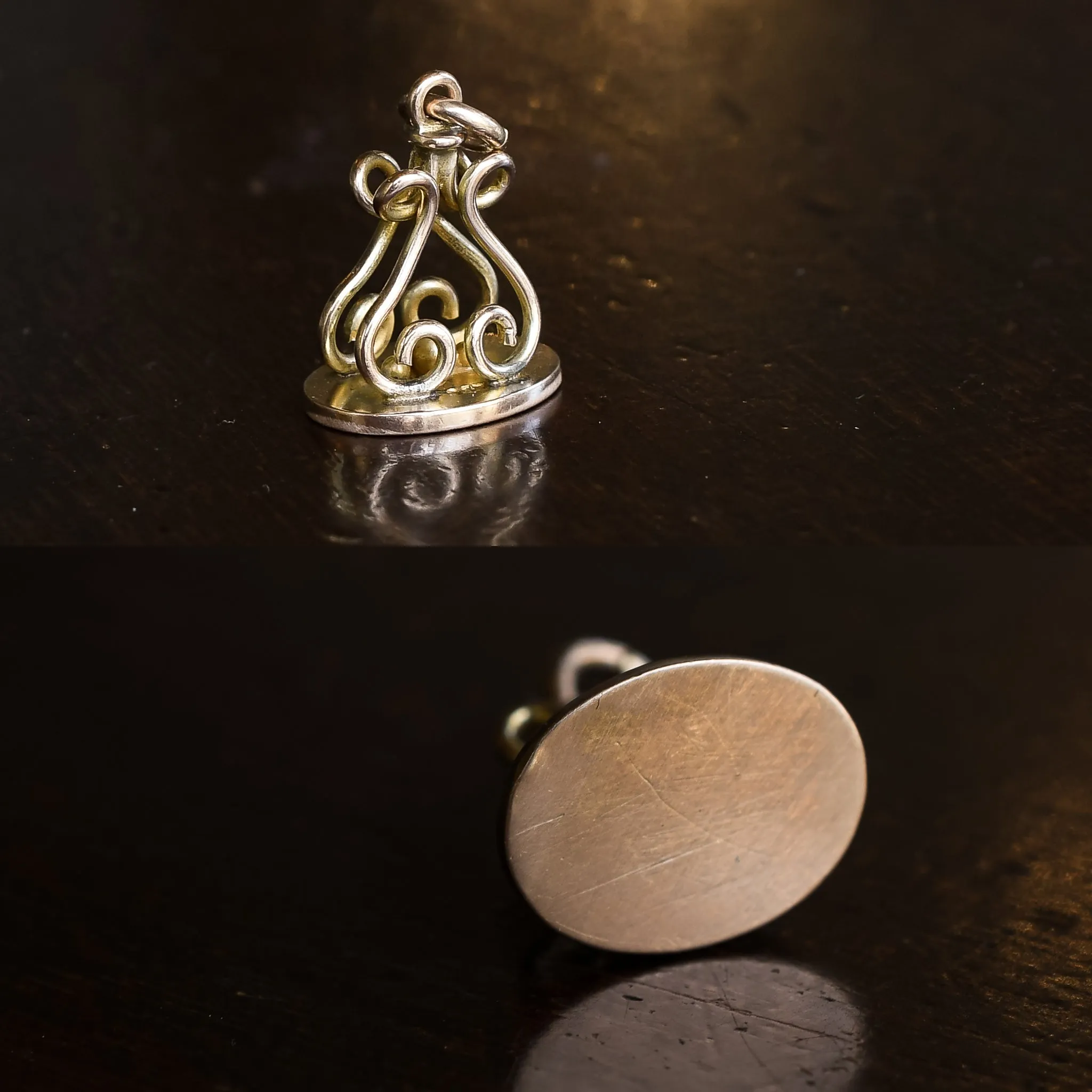 Victorian Gold Seal Fob Pendant