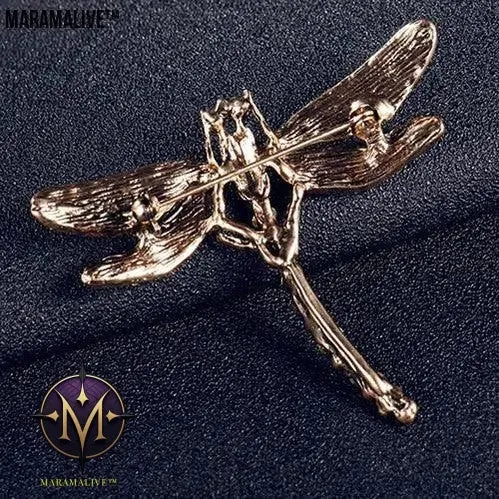 Vintage dragonfly brooch