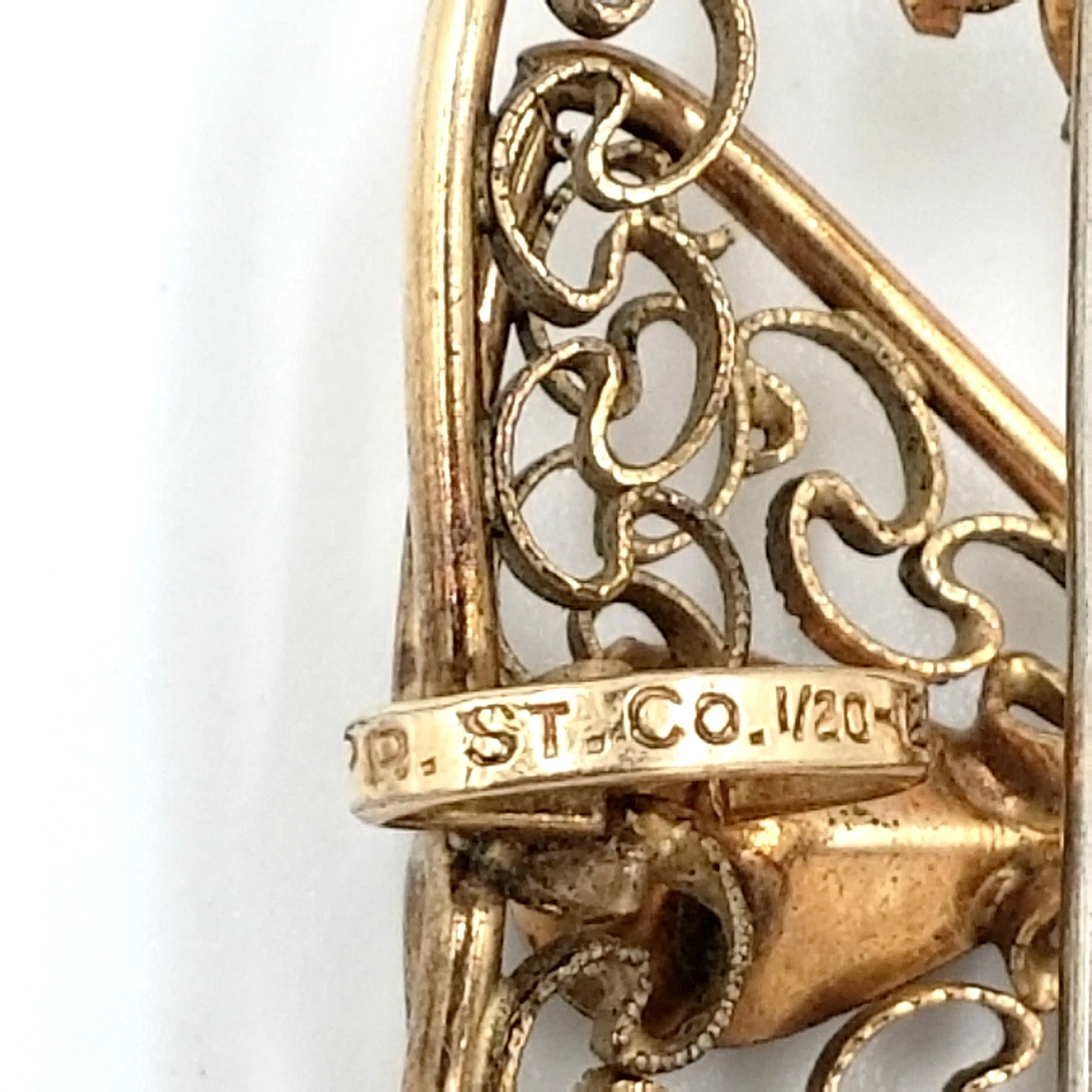 Vintage Providence Stock Co Rhinestone Brooch and Pendant Circa 1934