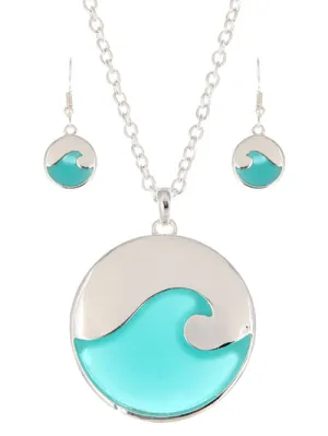 Wave Necklace Set