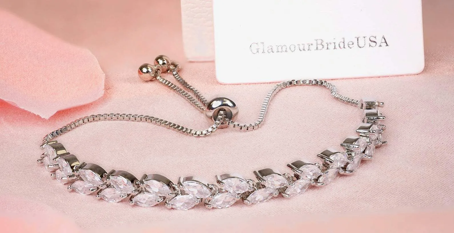 Wedding Crystal Drop Earrings - Holly