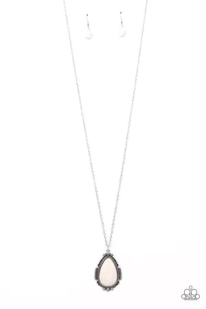 Western Fable White Paparazzi Necklace