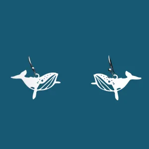 Whale Drop Earrings