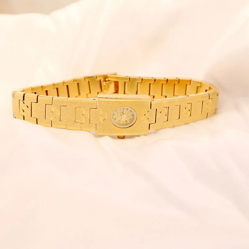 Women's Sand Gold Style Bracelet Watch