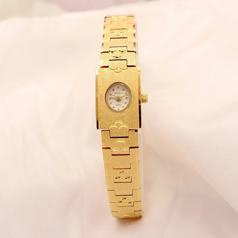 Women's Sand Gold Style Bracelet Watch