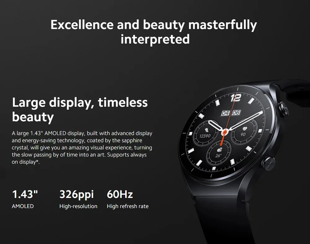 XIAOMI Mi Watch S1 1.43" AMOLED Smart Watch