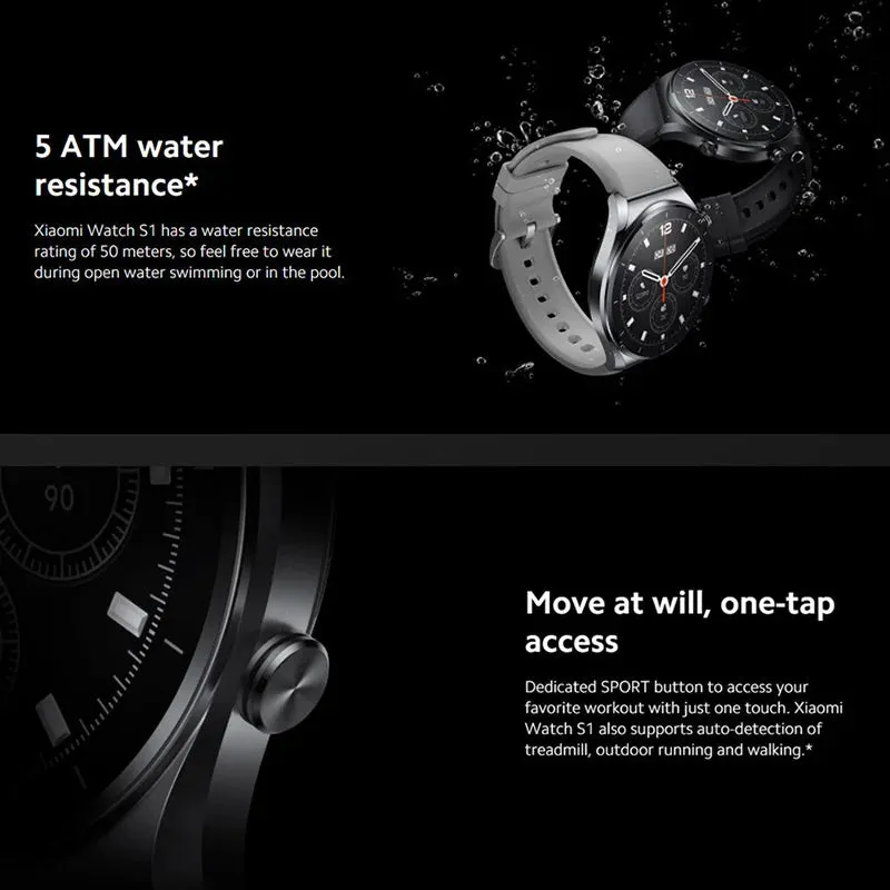 XIAOMI Mi Watch S1 1.43" AMOLED Smart Watch