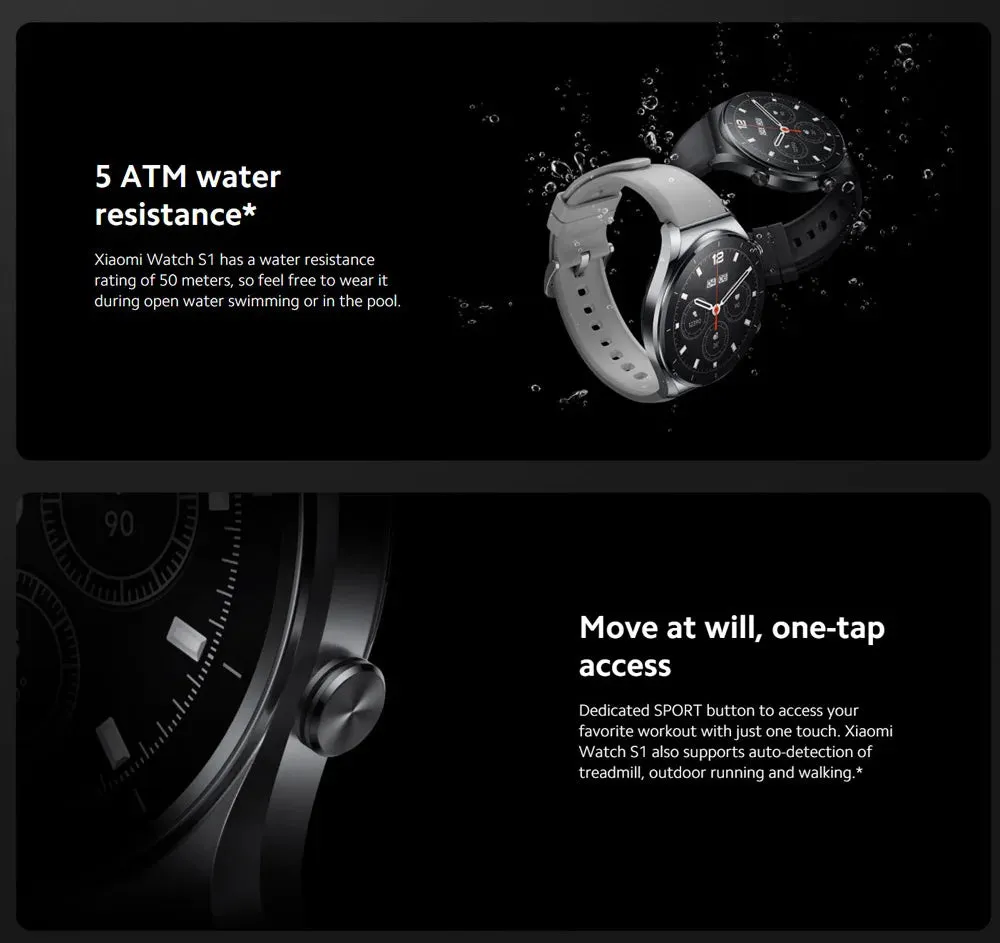 XIAOMI Mi Watch S1 1.43" AMOLED Smart Watch