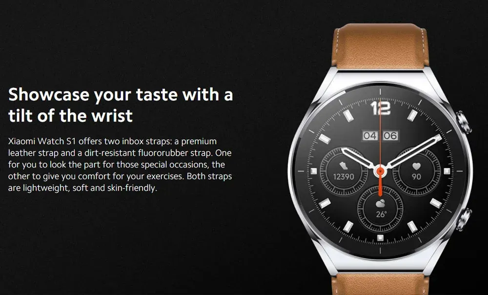 XIAOMI Mi Watch S1 1.43" AMOLED Smart Watch