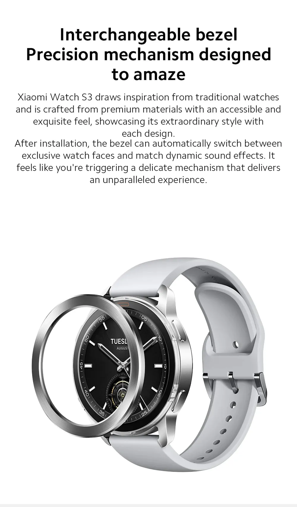 XIAOMI Watch S3 1.43" AMOLED Smart Watch