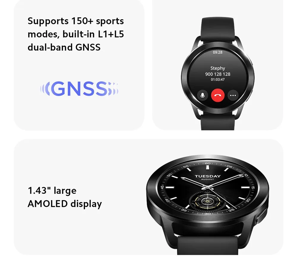 XIAOMI Watch S3 1.43" AMOLED Smart Watch