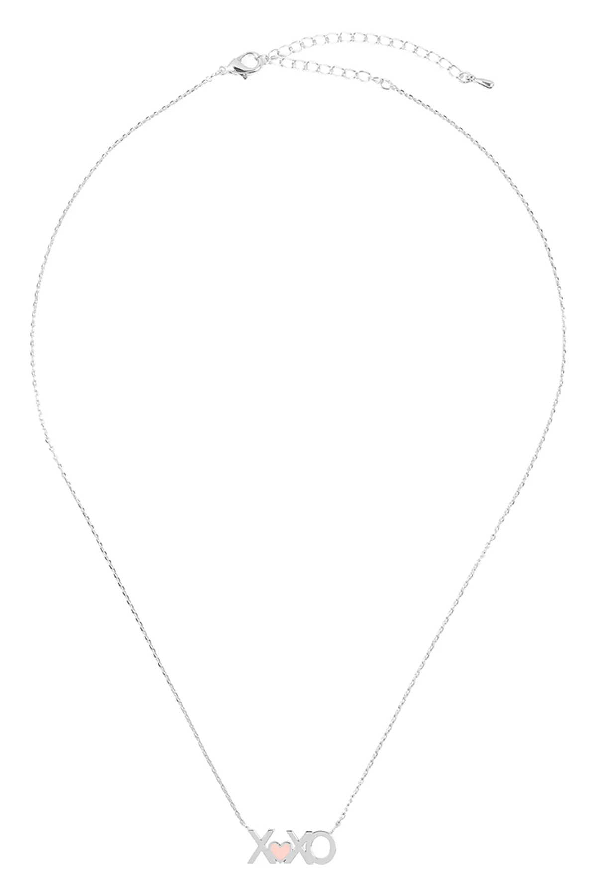 XOXO PENDANT WITH COLOR NECKLACE