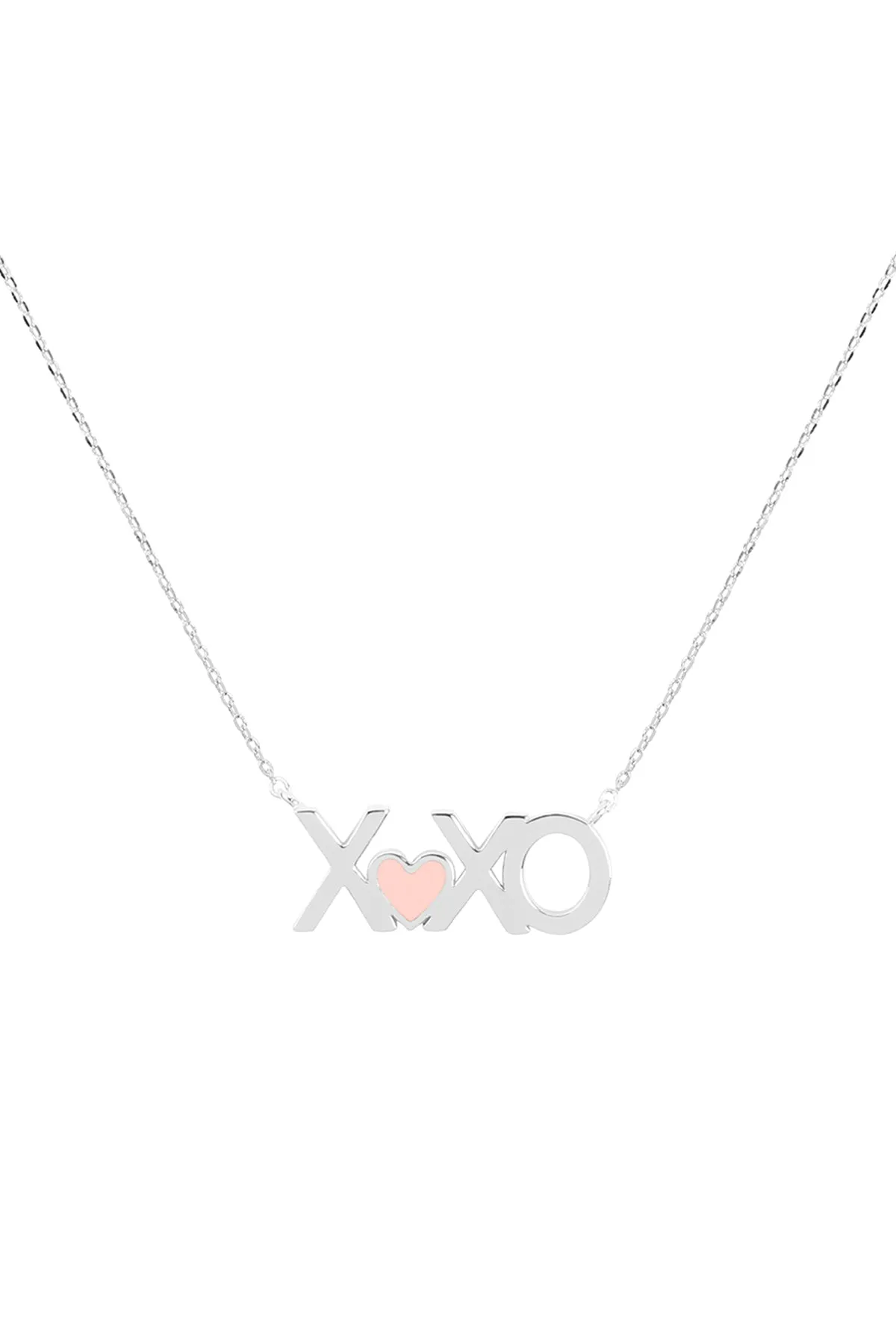 XOXO PENDANT WITH COLOR NECKLACE
