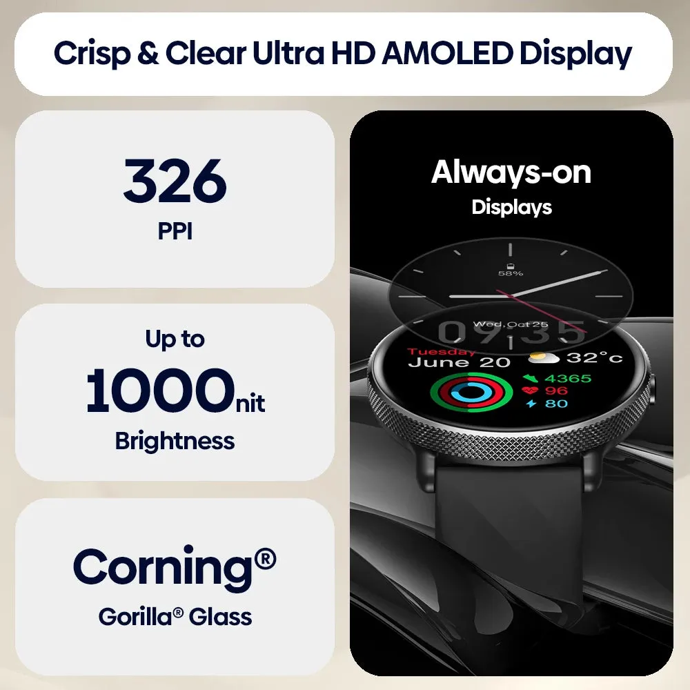 ZEBLAZE GTR 3 Pro 1.43" Ultra HD AMOLED Smart Watch