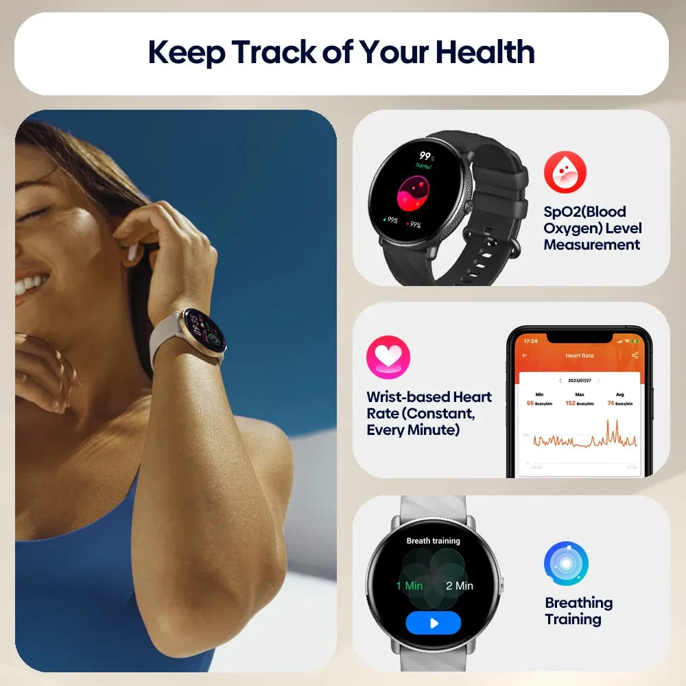 ZEBLAZE GTR 3 Pro 1.43" Ultra HD AMOLED Smart Watch