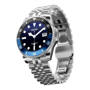 Zero 1.19" Amoled HD Display Platinum Series Regal Smart Watch, IP67 Water Resistant, Aqua Silver