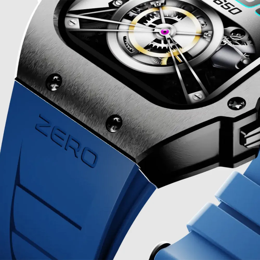 Zero Drift Gun Metal Watch - Blue