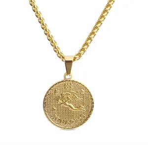 Zodiac Coin Necklace