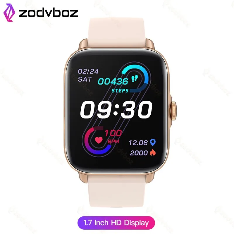 ZODVBOZ New Bluetooth Answer Call Smart Watch Men Full Touch Dial Call Fitness Tracker IP67 Waterproof Smartwatch men women  Box