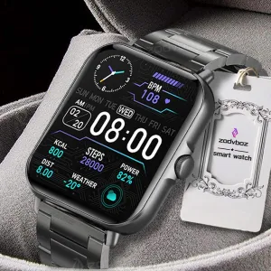 ZODVBOZ New Bluetooth Answer Call Smart Watch Men Full Touch Dial Call Fitness Tracker IP67 Waterproof Smartwatch men women  Box